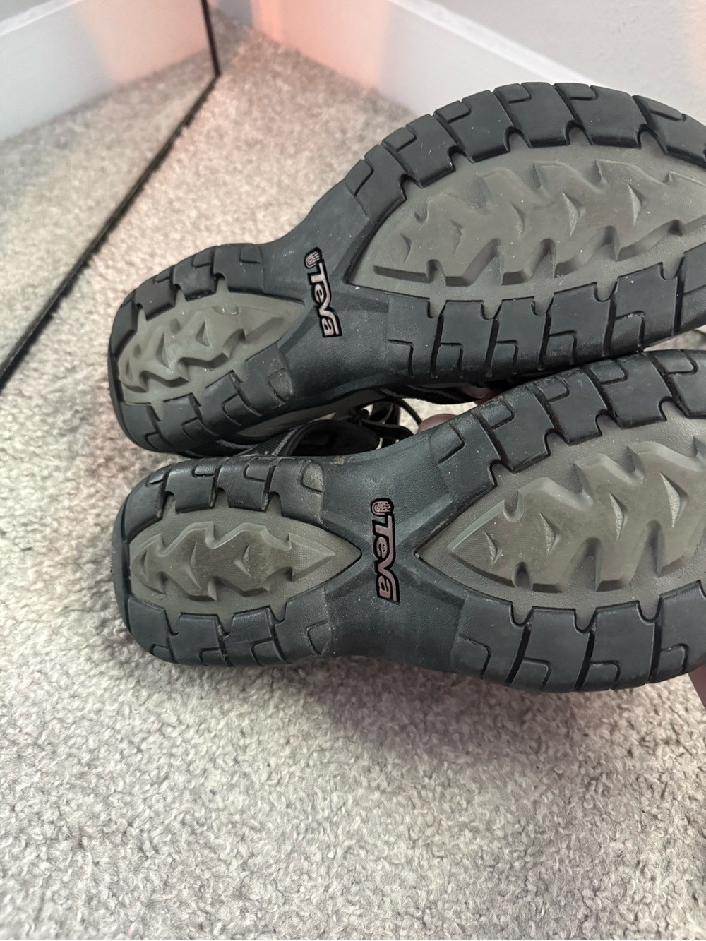 Teva Women's Tirra Black Grey Fabric 9 - Picture 8 of 9